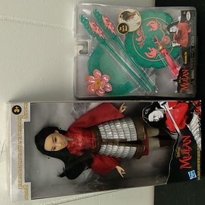 NIB DISNEY MULAN DOLL AND ACCESSORY SET